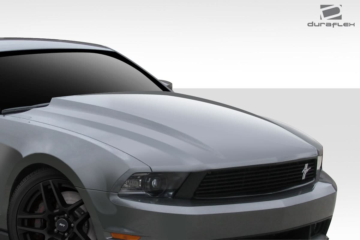 2010-2012 Ford Mustang Cobra R Style Hood - 1 Piece - FRP