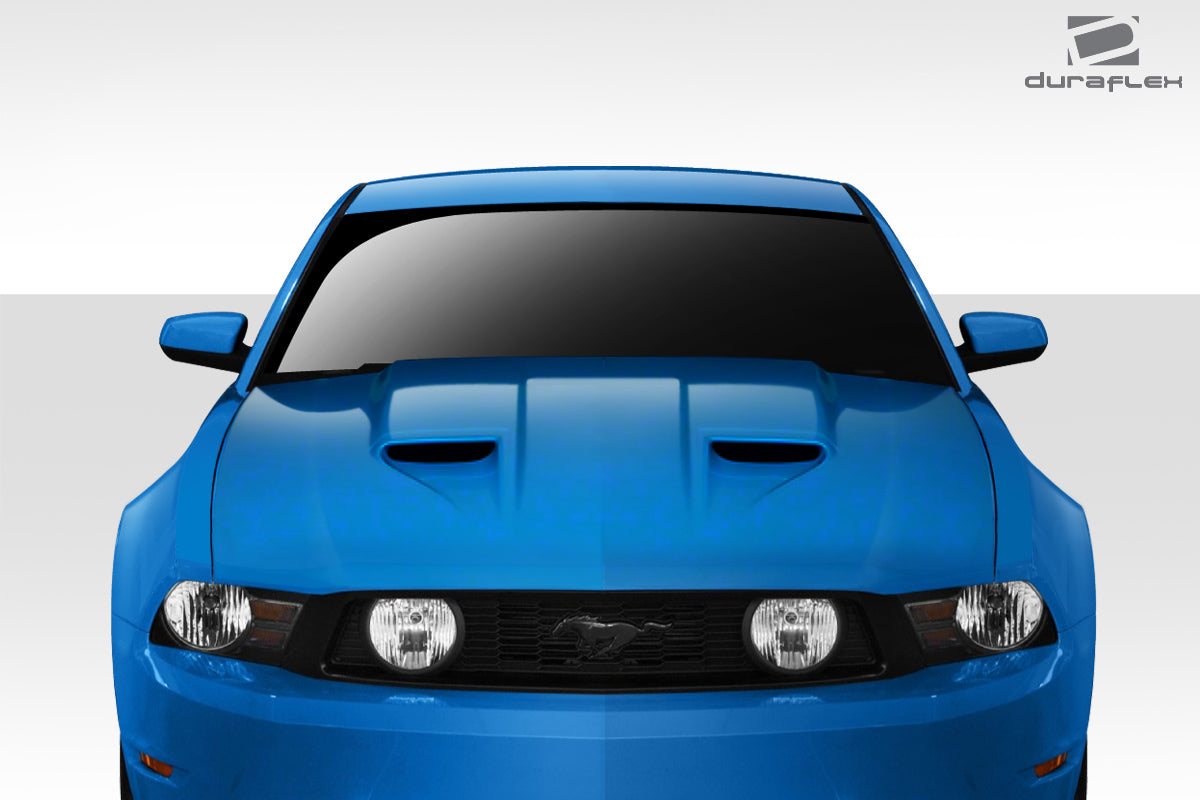 2010-2012 Ford Mustang CVX Version 5 Style Hood - FRP
