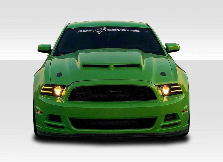 2013-2014 Ford Mustang CVX Version 2 Style Hood - FRP