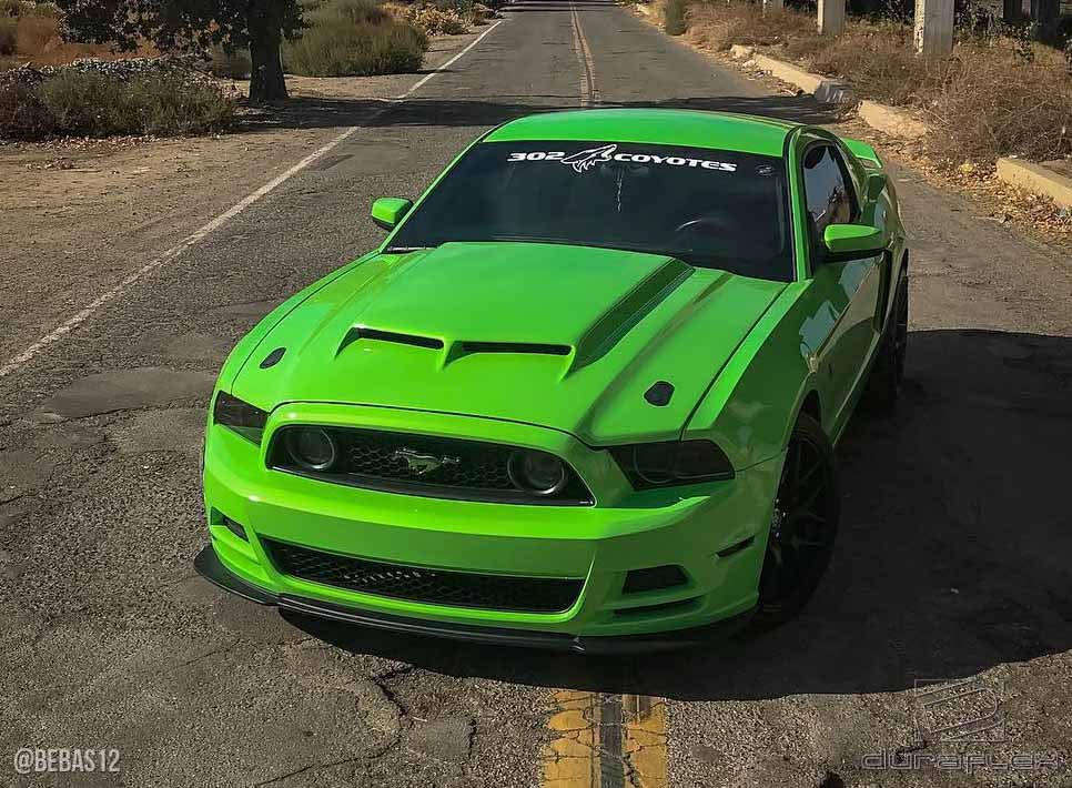 2013-2014 Ford Mustang CVX Version 2 Style Hood - FRP