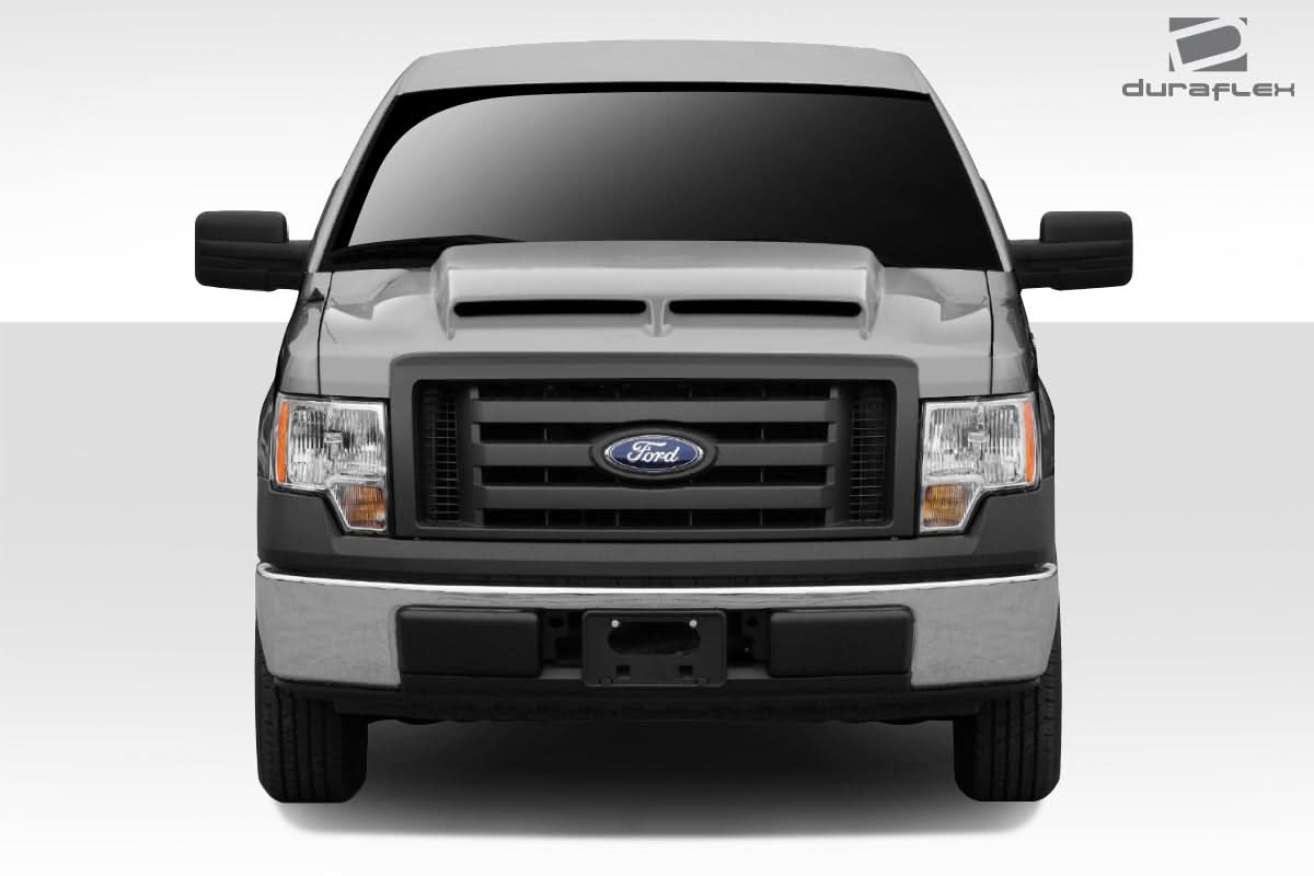 2009-2014 Ford F-150 GT500 Style Hood - 1 Piece - FRP