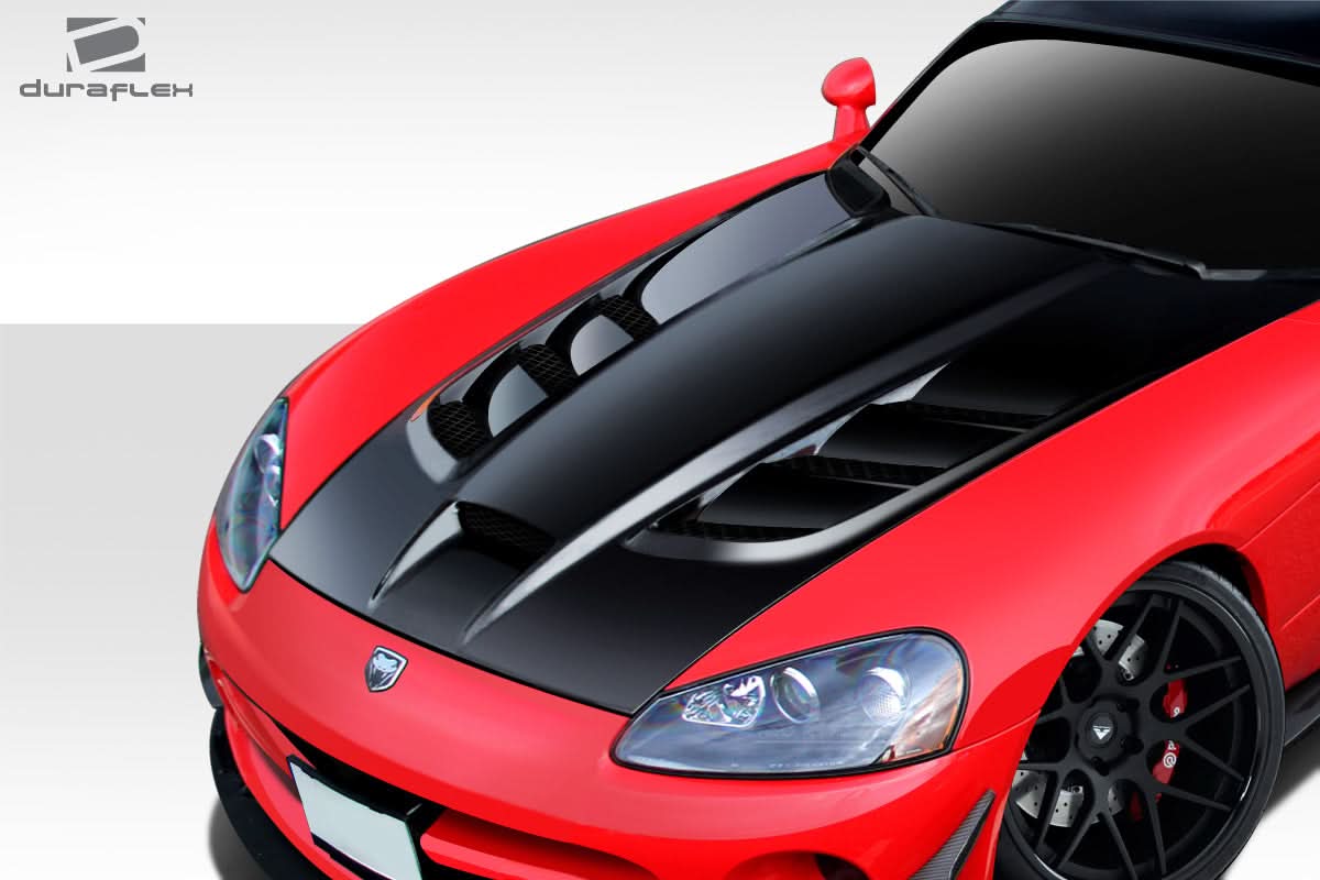 2003-2009 Dodge Viper ACR Look Hood - 1 Piece - FRP