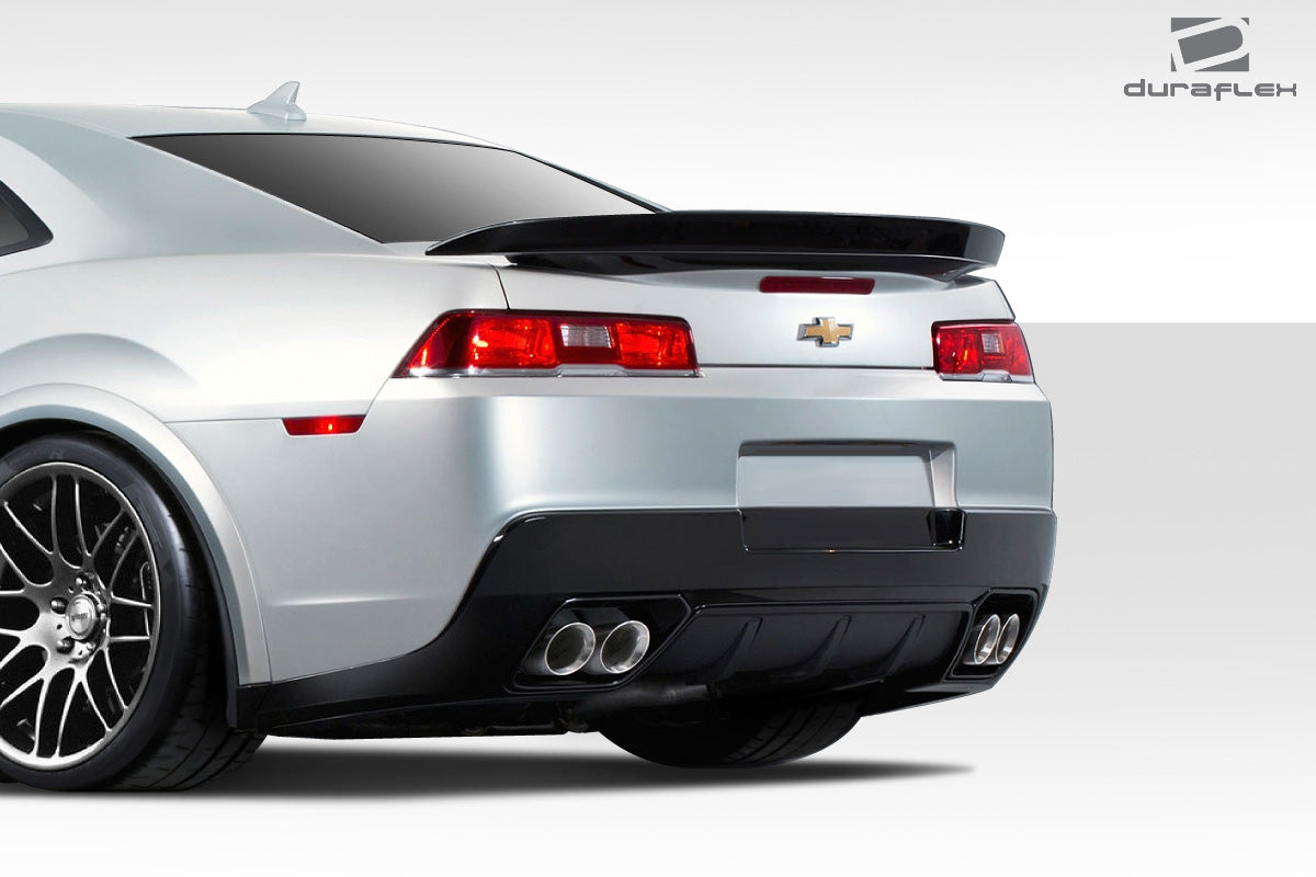 2014-2015 Chevrolet Camaro Z28 Look Rear Bumper Cover - 1 Piece - FRP