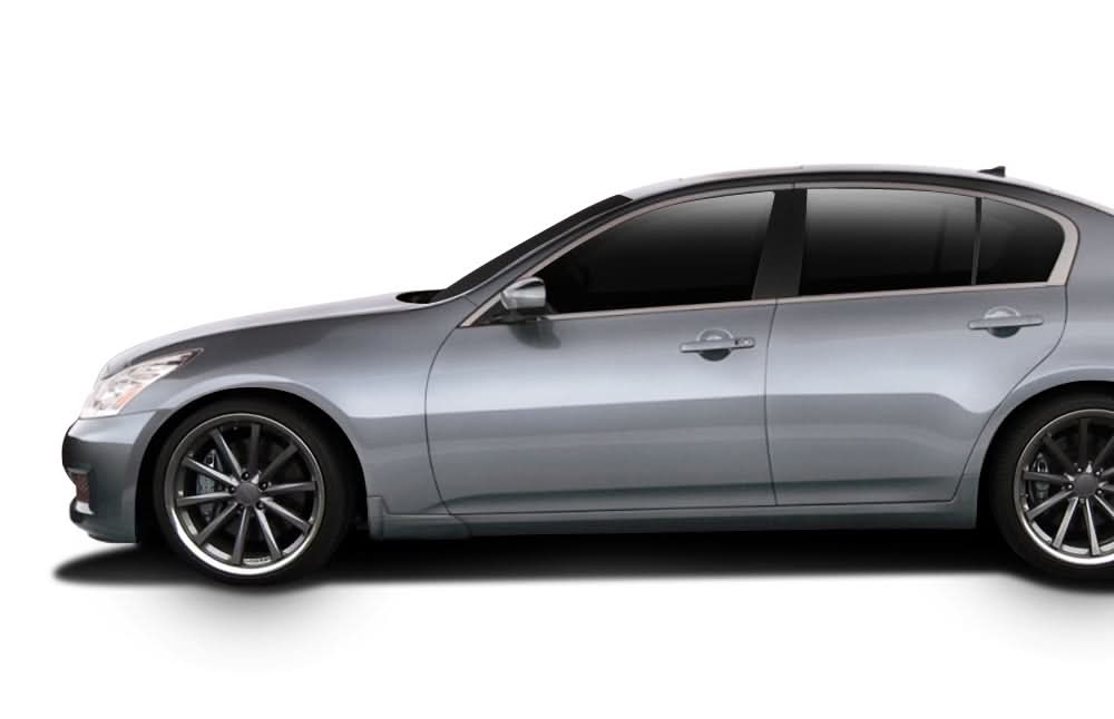 2007-2009 Infiniti G Sedan Vortex Style Side Add Ons - Polyurethane