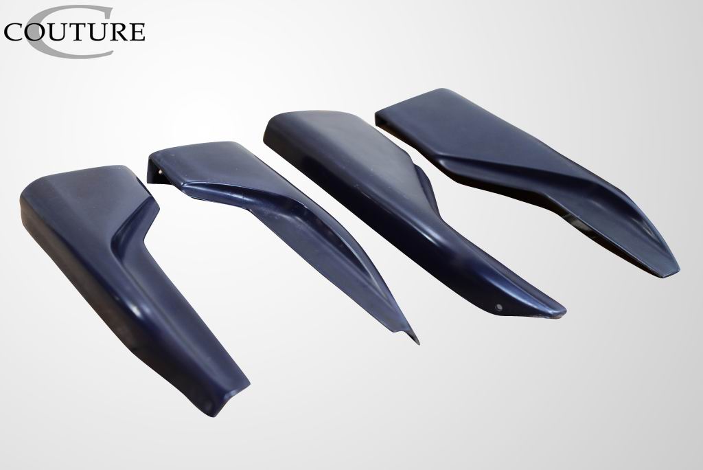 2010-2014 Honda Insight Couture Polyurethane Vortex Side Add Ons Spat Extensions - 4 Piece (S)