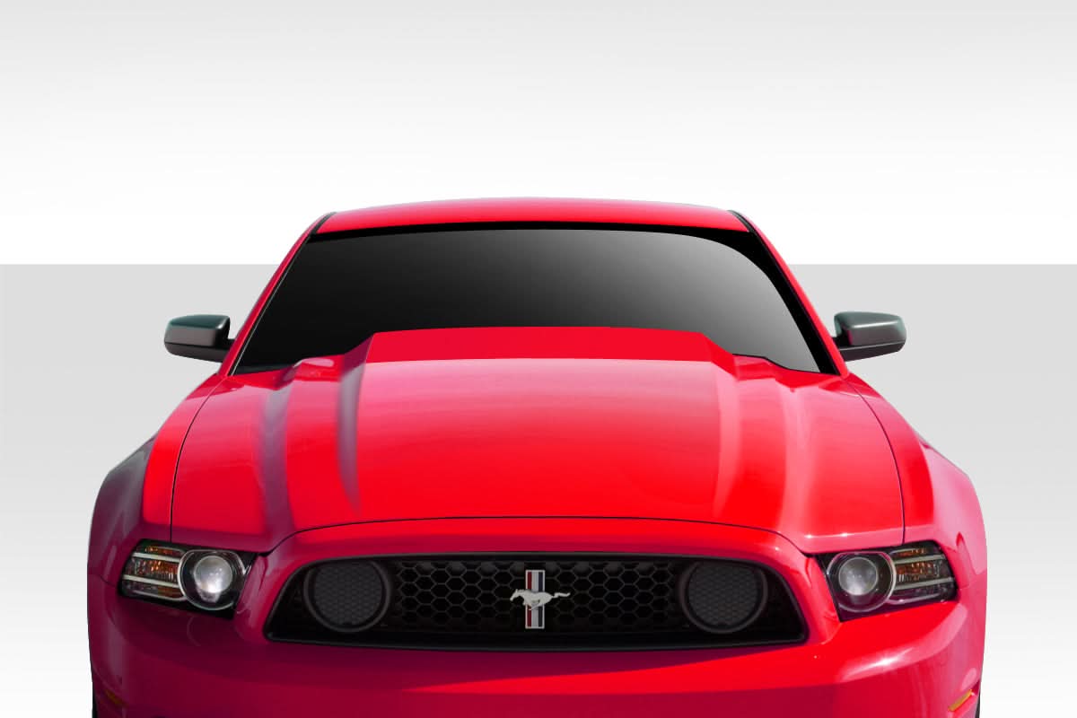 2013-2014 Ford Mustang Cobra R Style Hood - 1 Piece - FRP