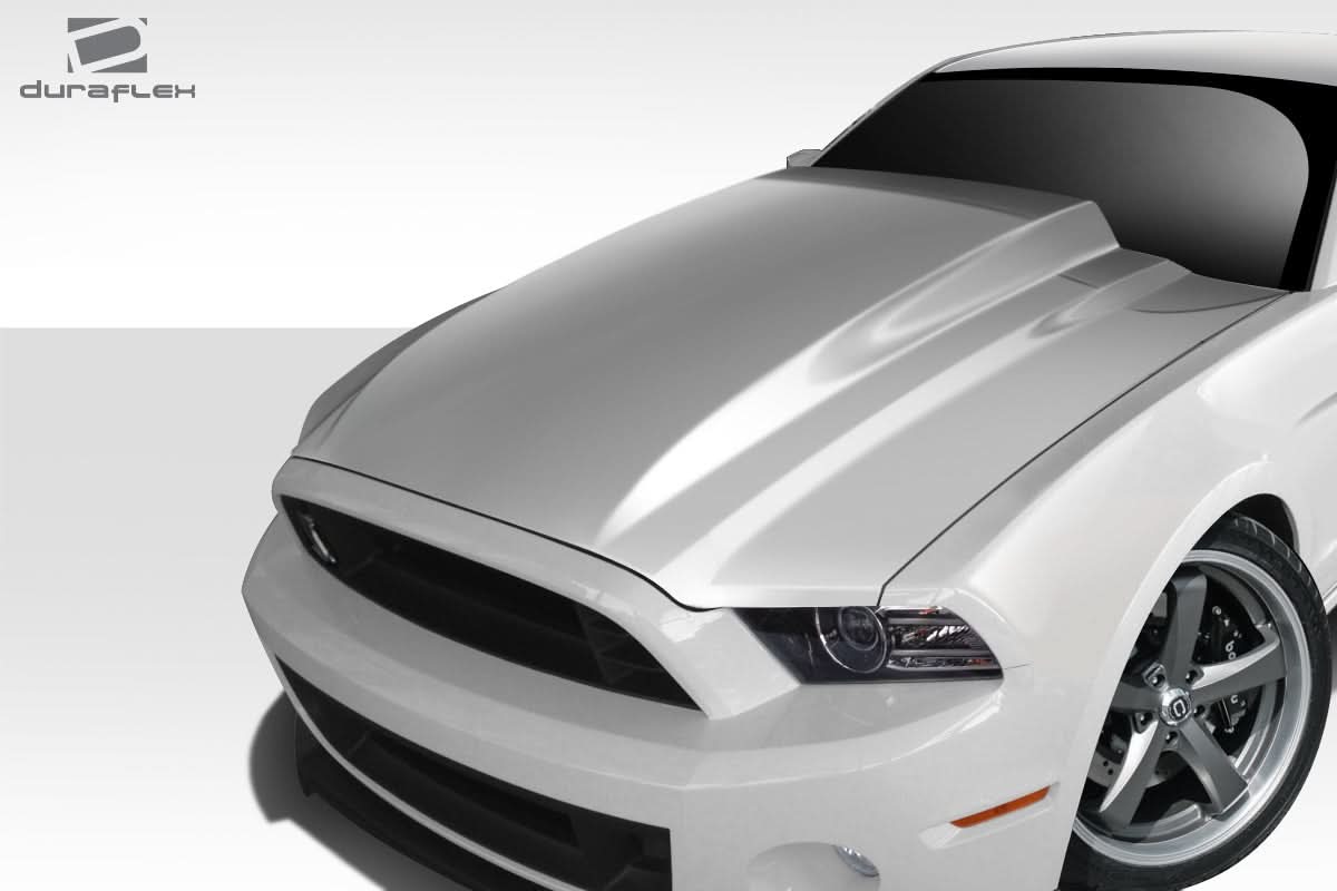 2013-2014 Ford Mustang 4" Cowl Hood - FRP