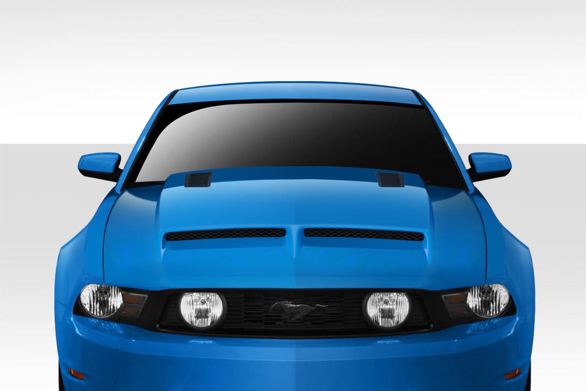 2010-2012 Ford Mustang CVX Version 6 Style Hood - FRP