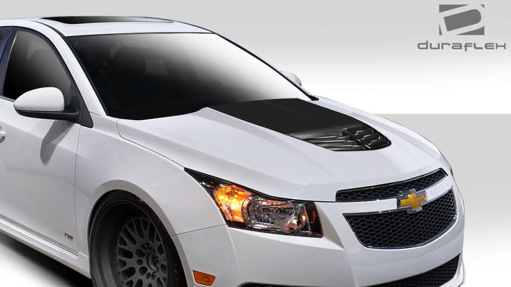2011-2015 Chevrolet Cruze Stingray Z Style Hood - 1 Piece - FRP