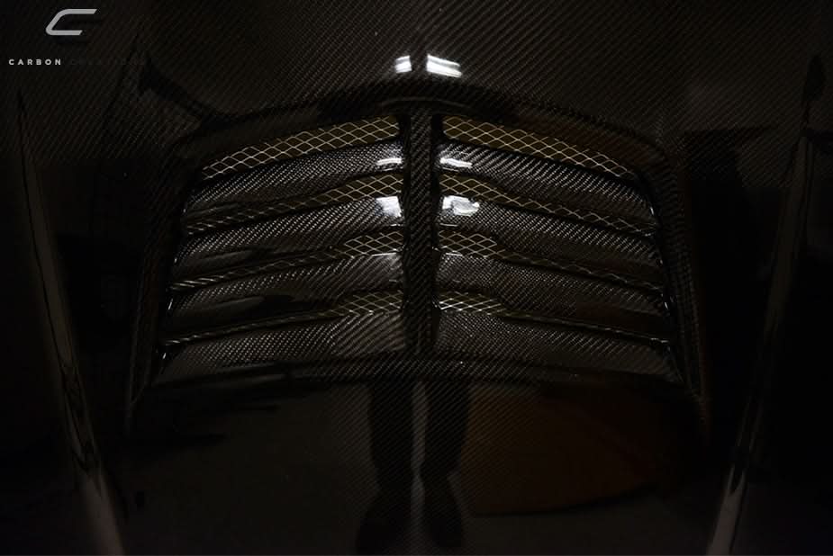 2011-2015 Chevrolet Cruze Stingray Z Style Hood - Carbon Fiber