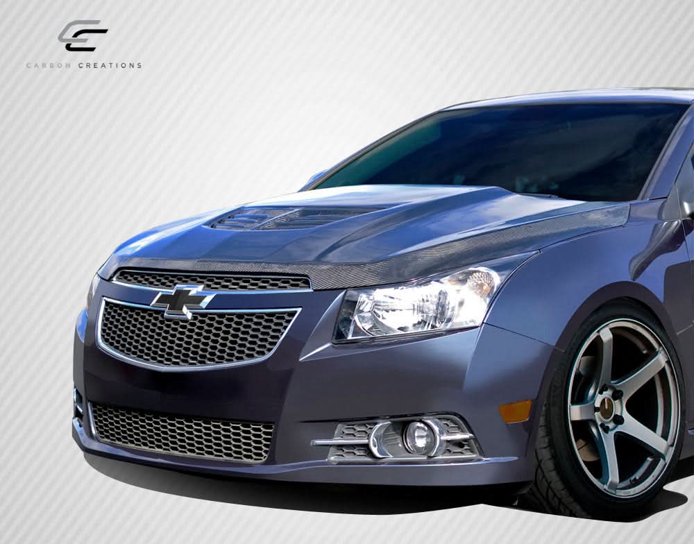 2011-2015 Chevrolet Cruze Stingray Z Style Hood - Carbon Fiber
