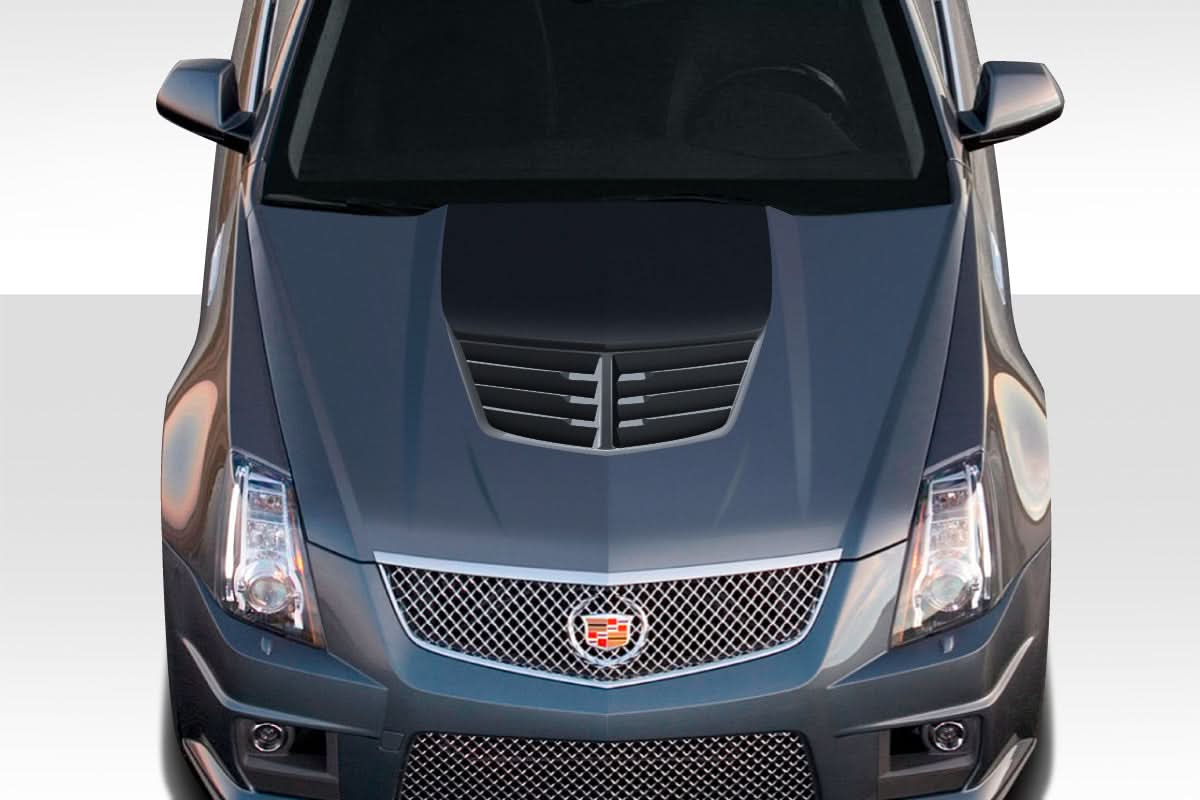 2009-2014 Cadillac CTS-V Stingray Z Style Hood - 1 Piece - FRP