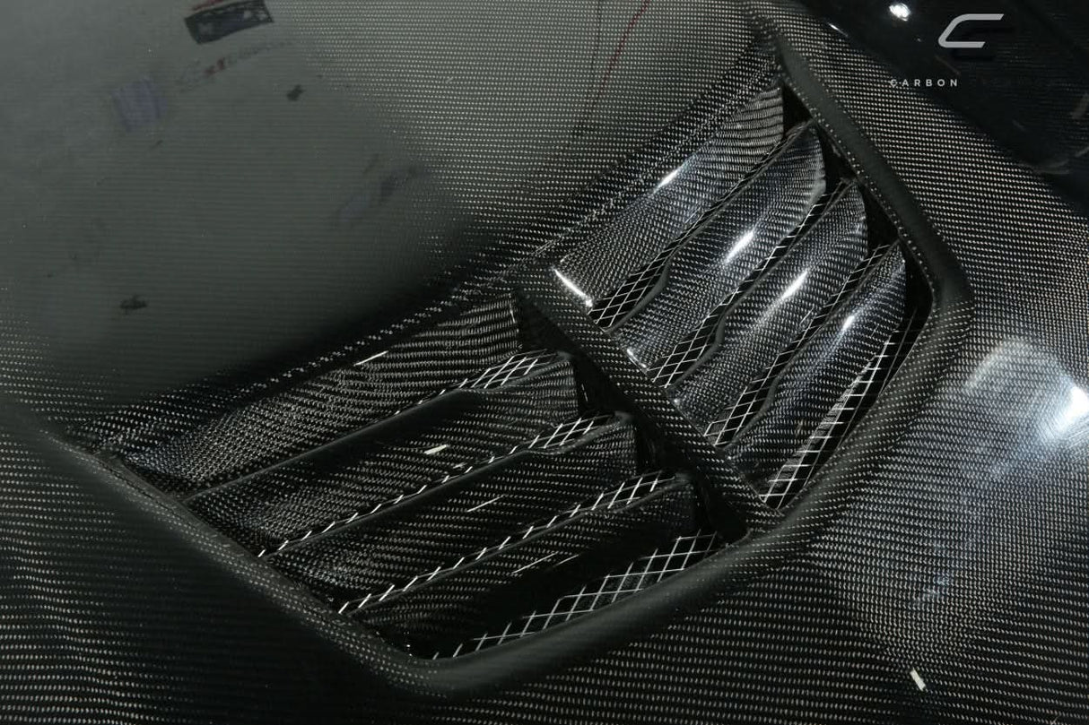 2005-2010 Chevrolet Cobalt / Pontiac G5 Stingray Z Style Hood - Carbon Fiber