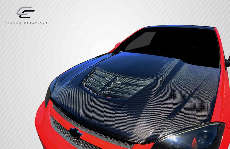 2005-2010 Chevrolet Cobalt / Pontiac G5 Stingray Z Style Hood - Carbon Fiber