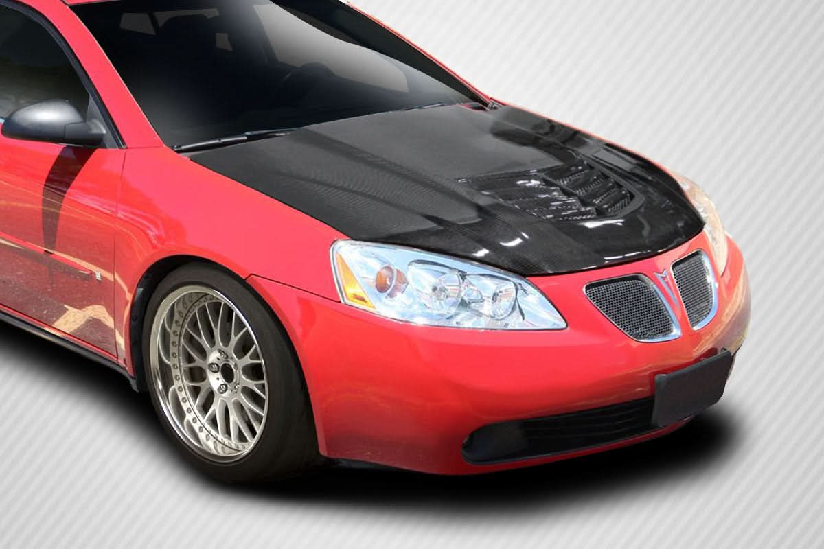 2005-2010 Pontiac G6 Stingray Z Style Hood - Carbon Fiber