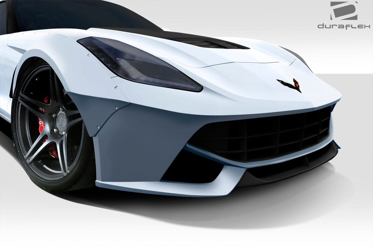 2014-2019 Chevrolet Corvette C7 Gran Veloce Style Front Bumper - FRP