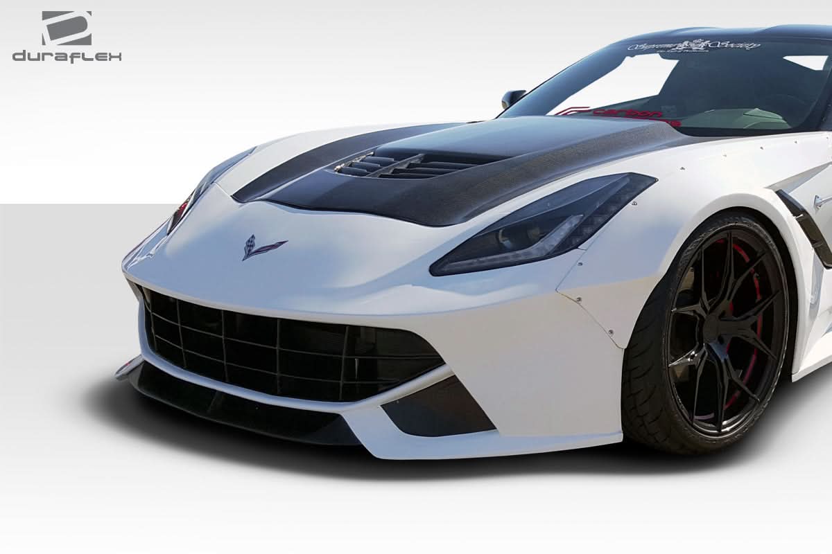 2014-2019 Chevrolet Corvette C7 Gran Veloce Style Front Bumper - FRP