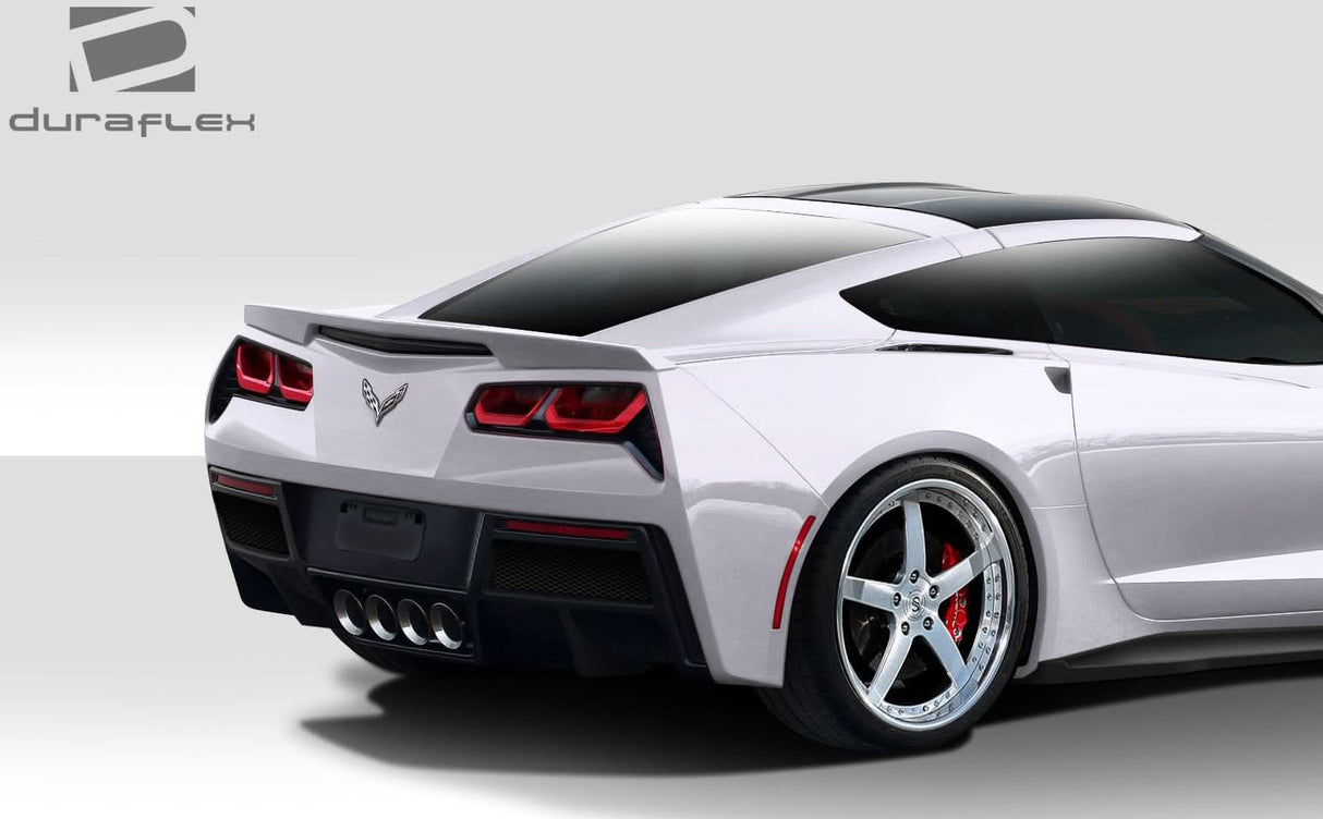 2014-2019 Chevrolet Corvette C7 Gran Veloce Style Rear Diffuser - FRP