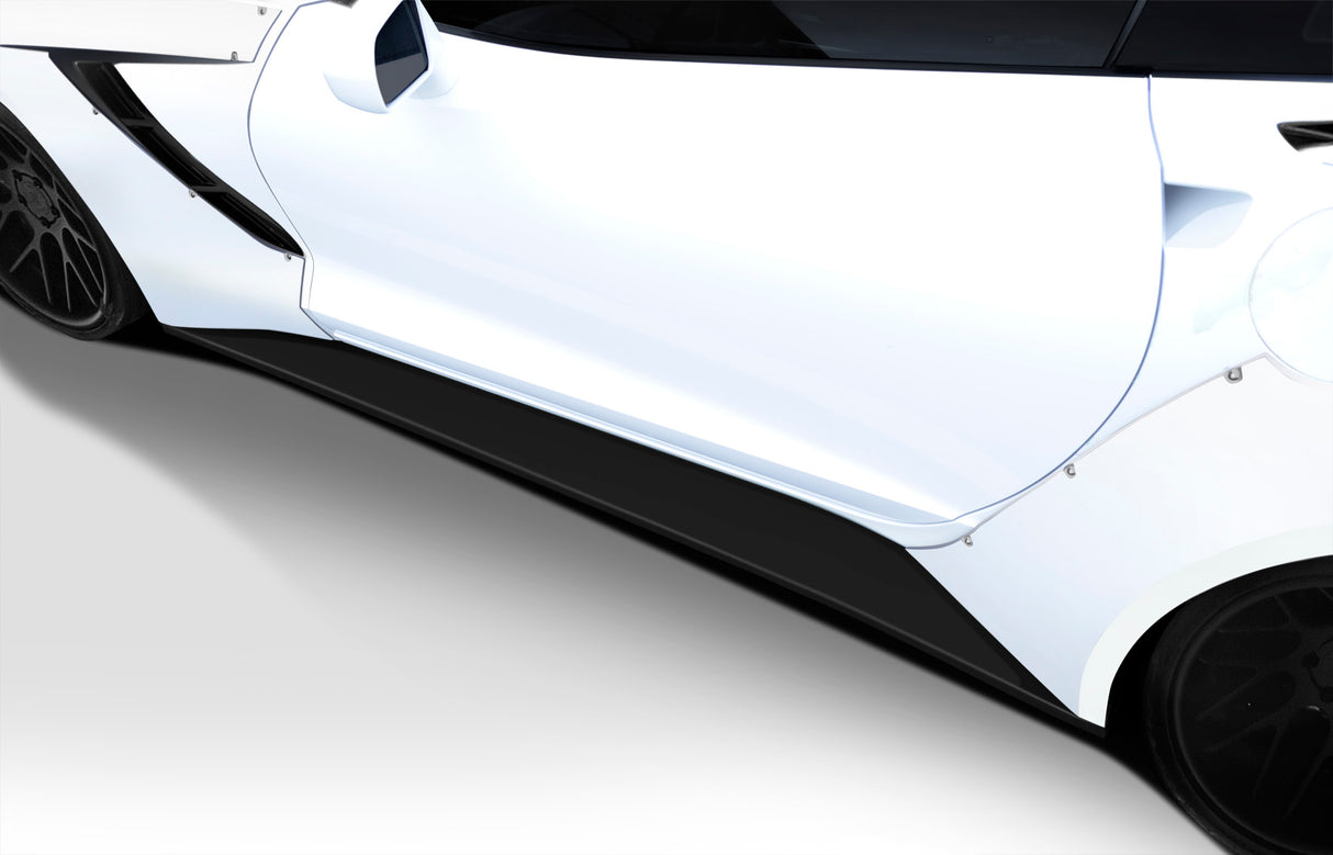 2014-2019 Chevrolet Corvette C7 Duraflex Gran Veloce Wide Body Kit - 8 Piece