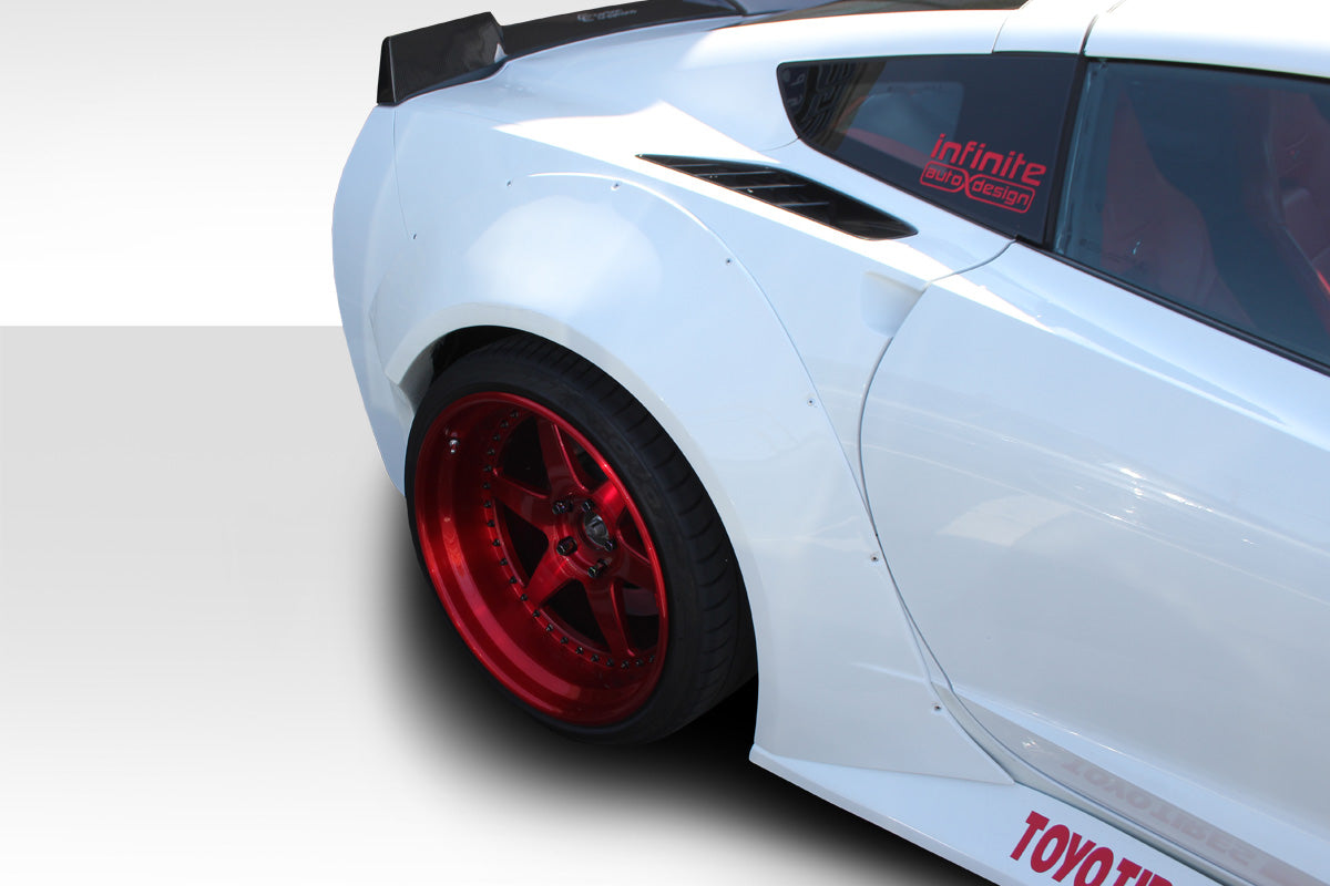 2014-2019 Chevrolet Corvette C7 Gran Veloce Style Wide Body Rear Fender Flares - FRP