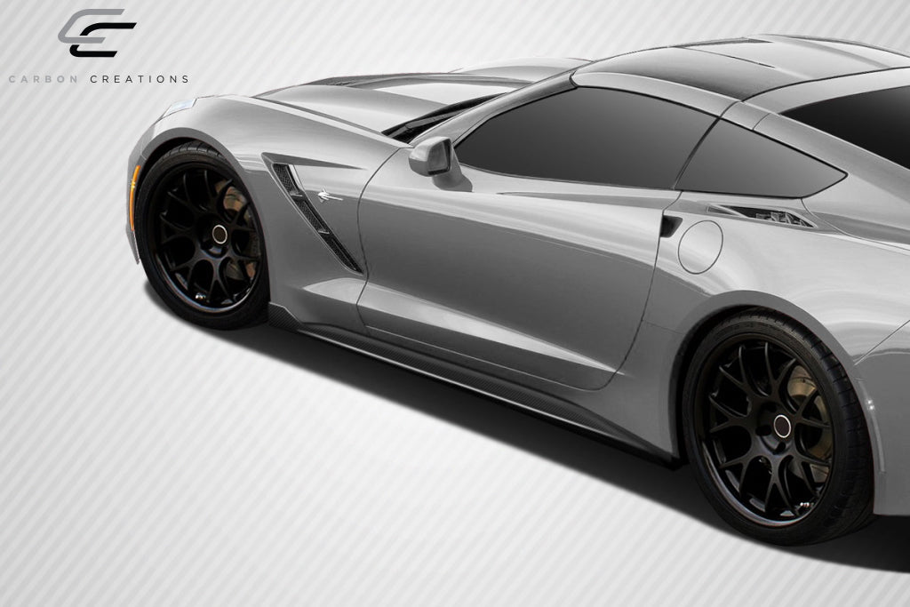 2014-2019 Chevrolet Corvette C7 GT Concept Style Side Splitters