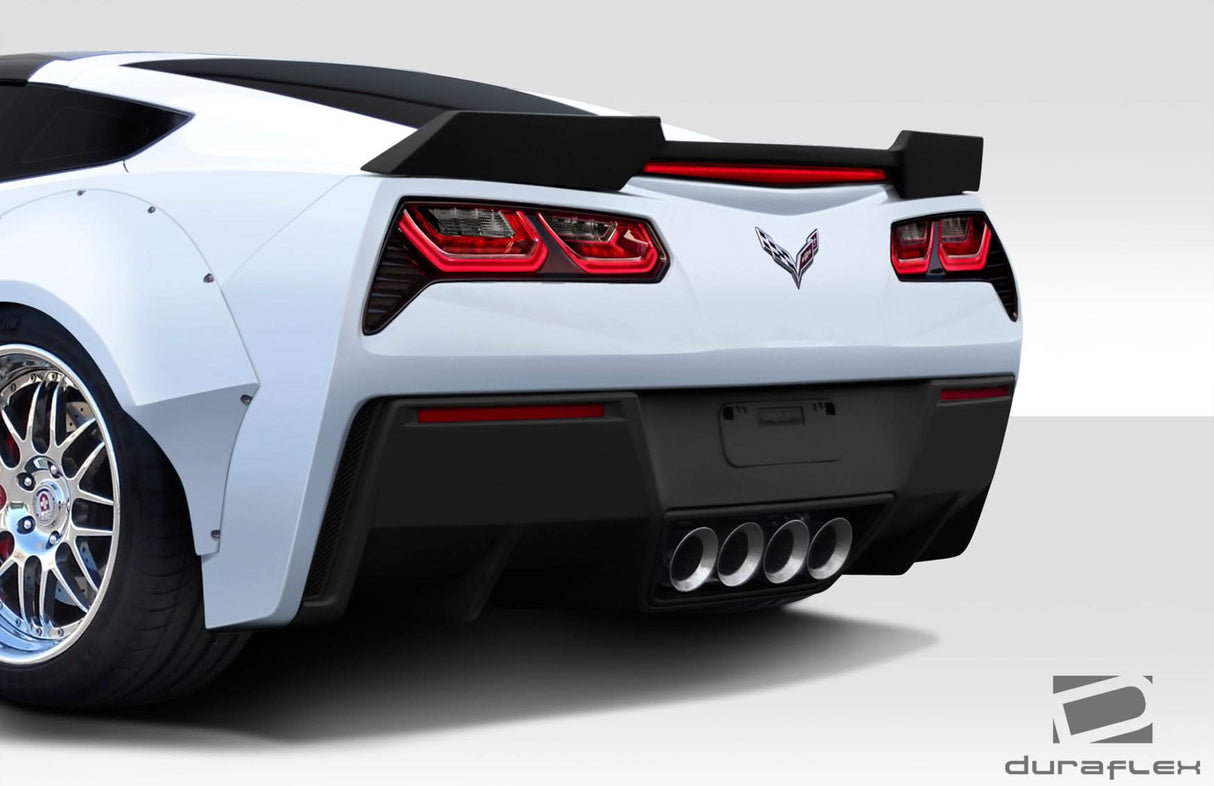 2014-2019 Chevrolet Corvette C7 GT Concept Style Rear Diffuser - FRP
