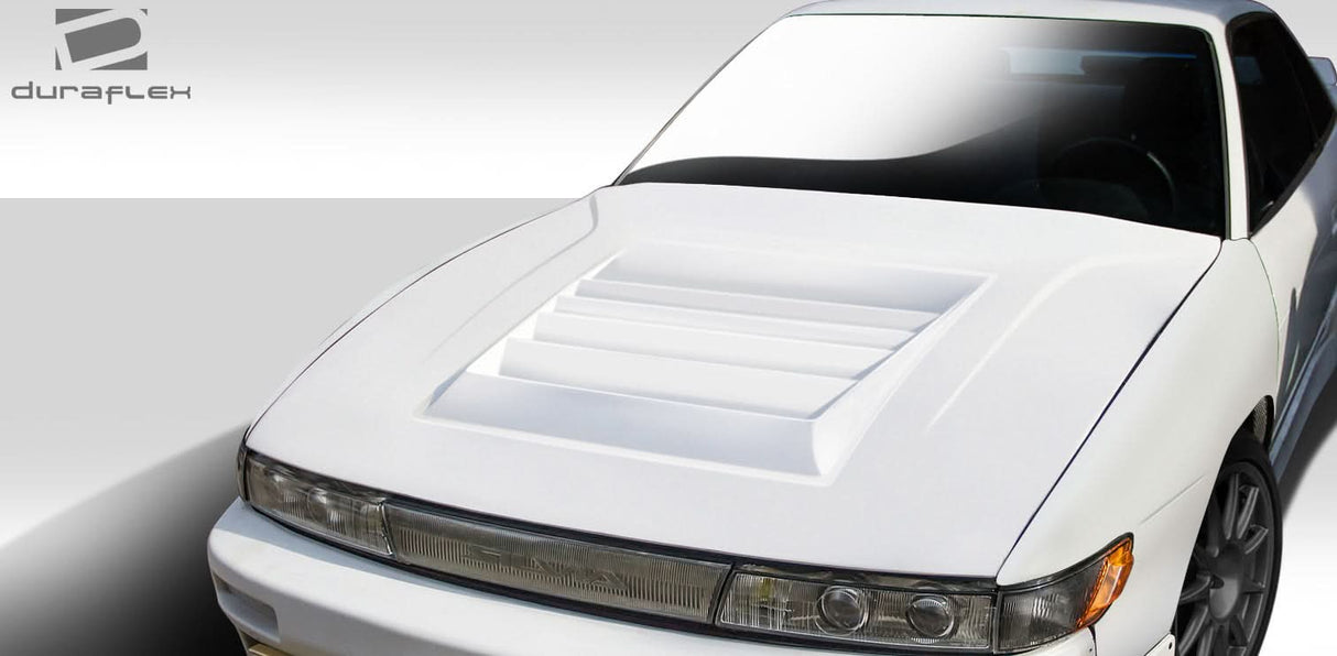 Universal D1 Style Hood Scoop Vent - 1 Piece - FRP