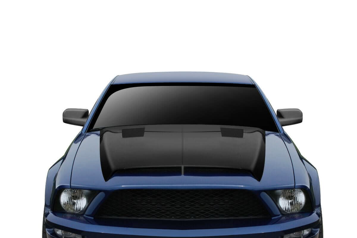 Universal GT500 Style Hood Cowl Scoop Vent - 1 Piece - FRP