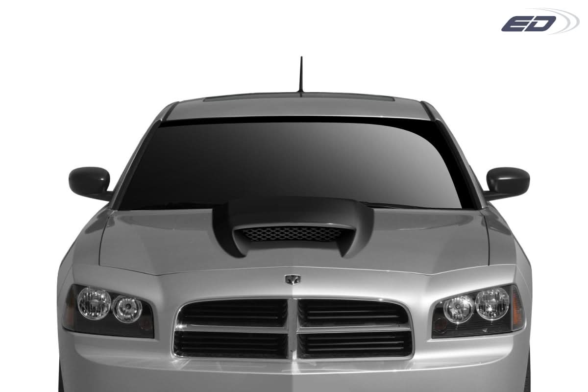 Universal SRT Look Hood Cowl Scoop Vent - 1 Piece - FRP