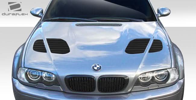 Universal GTR Style Hood Vents Scoops Ducts - 2 Piece - FRP