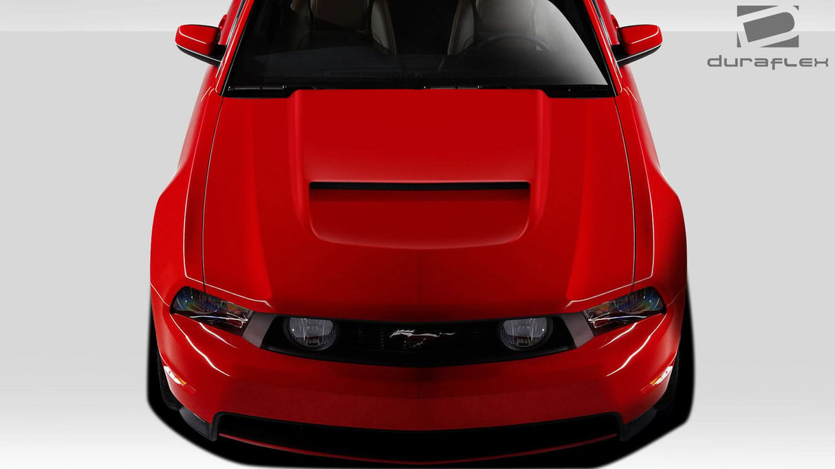 2010-2012 Ford Mustang CVX Version 8 Style Hood - FRP
