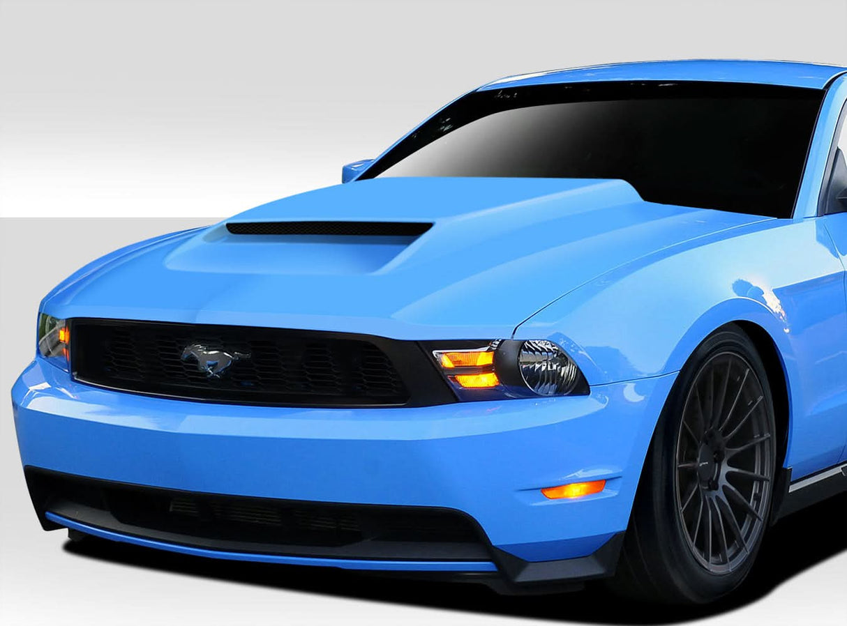 2010-2012 Ford Mustang CVX Version 8 Style Hood - FRP