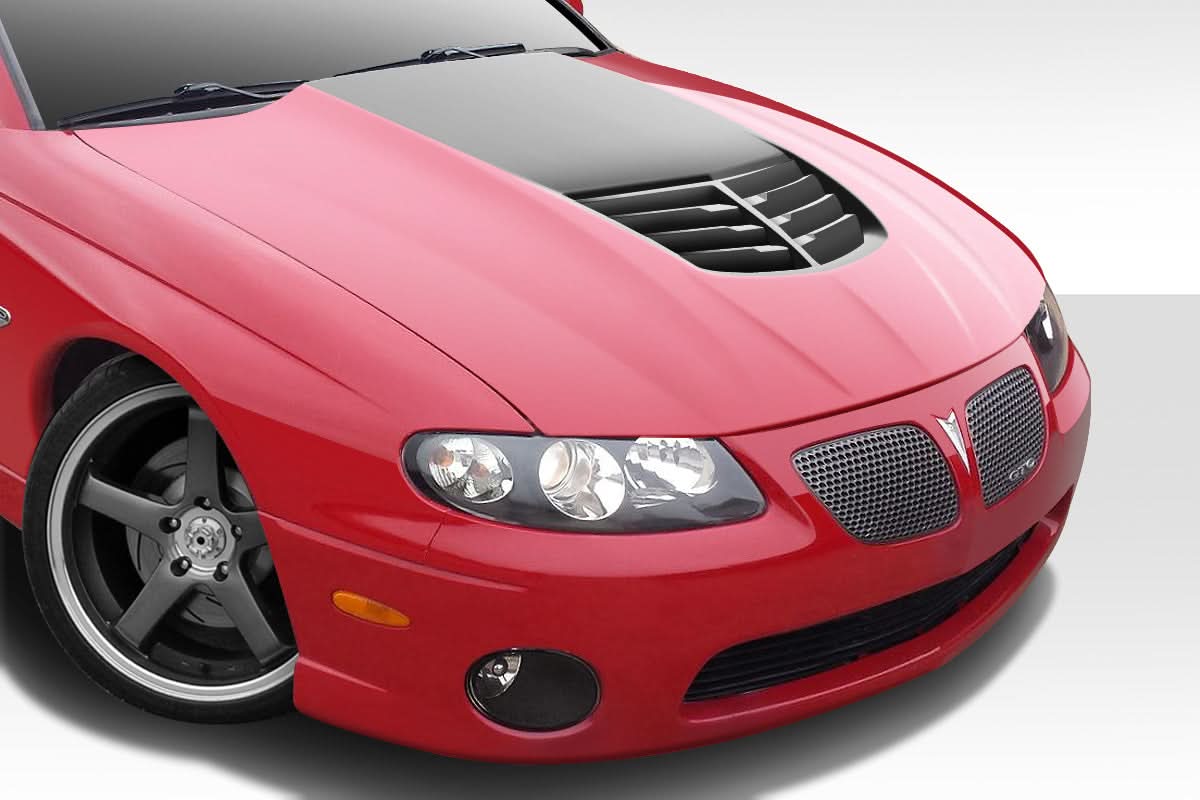 2004-2006 Pontiac GTO Stingray Z Style Hood - 1 Piece - FRP