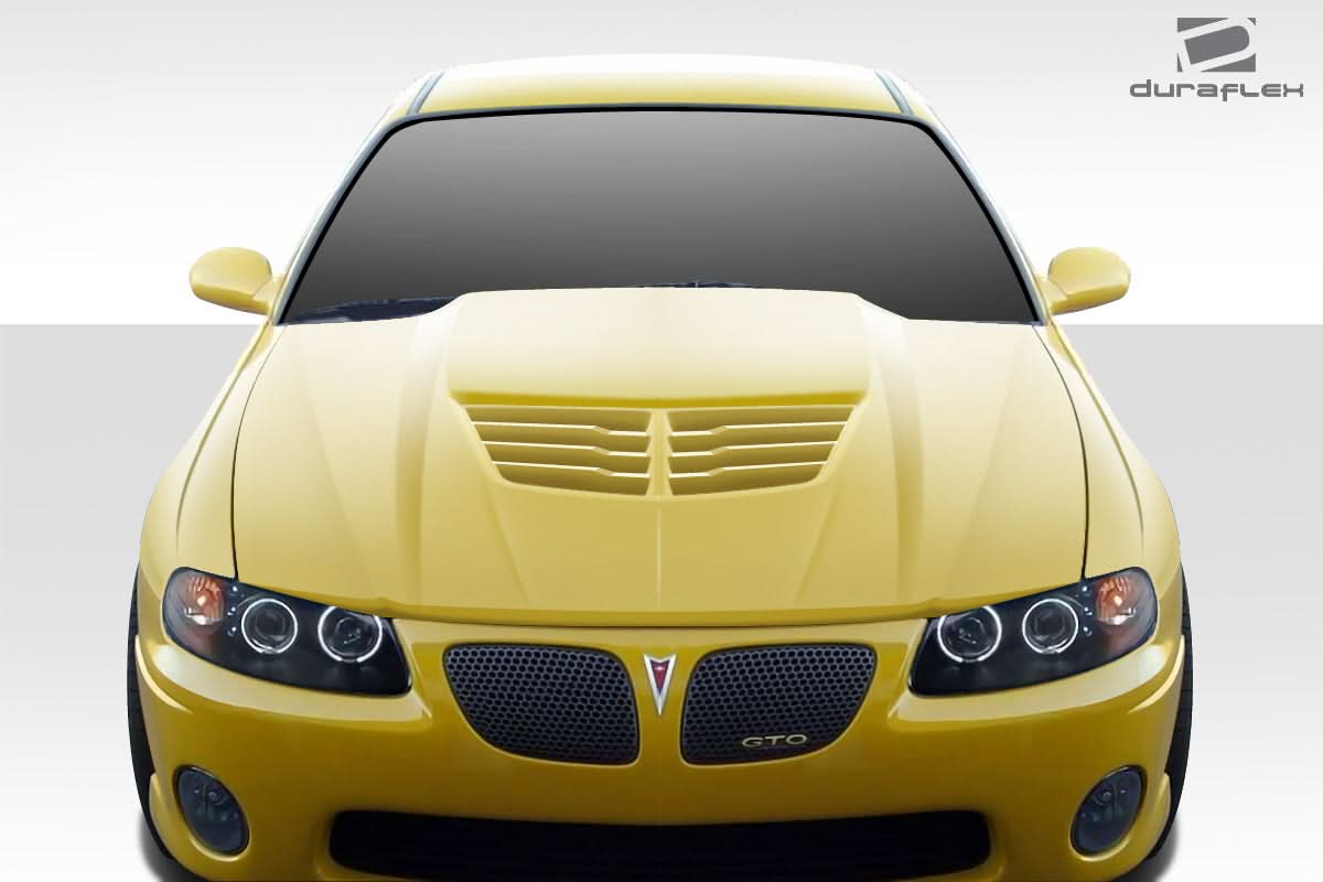 2004-2006 Pontiac GTO Stingray Z Style Hood - 1 Piece - FRP