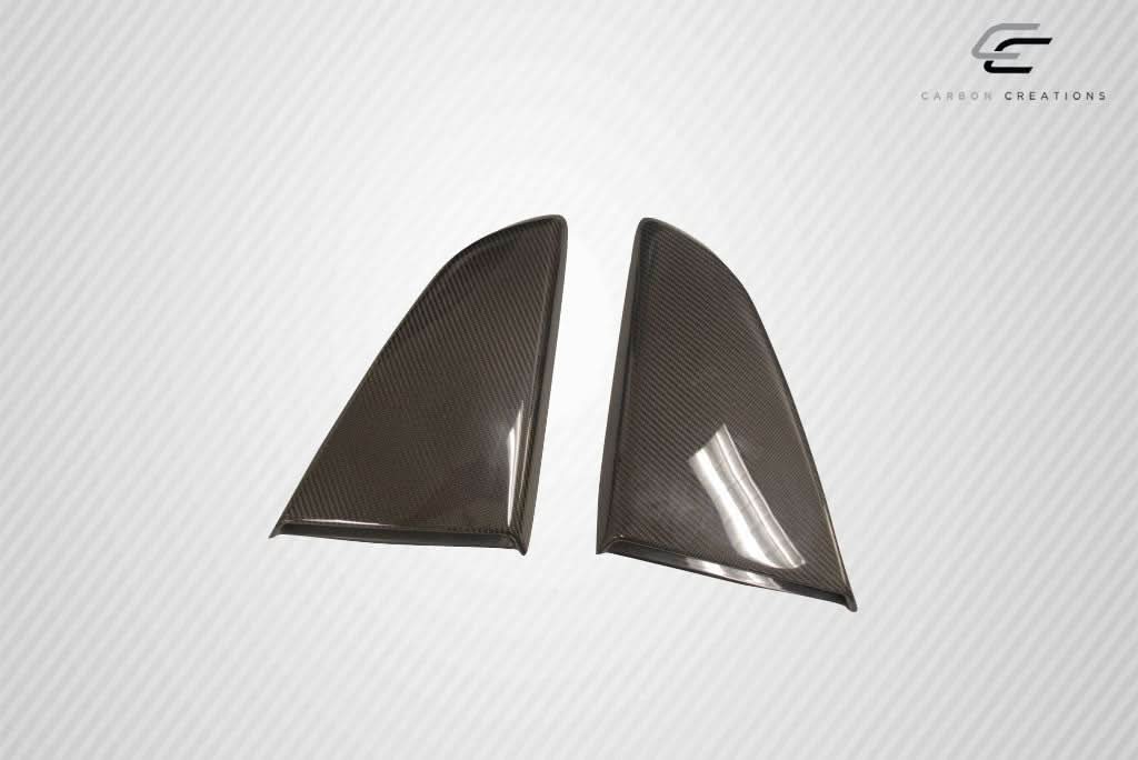 2015-2023 Ford Mustang R-Spec Style Window Scoop - 2 Piece - Carbon Fiber