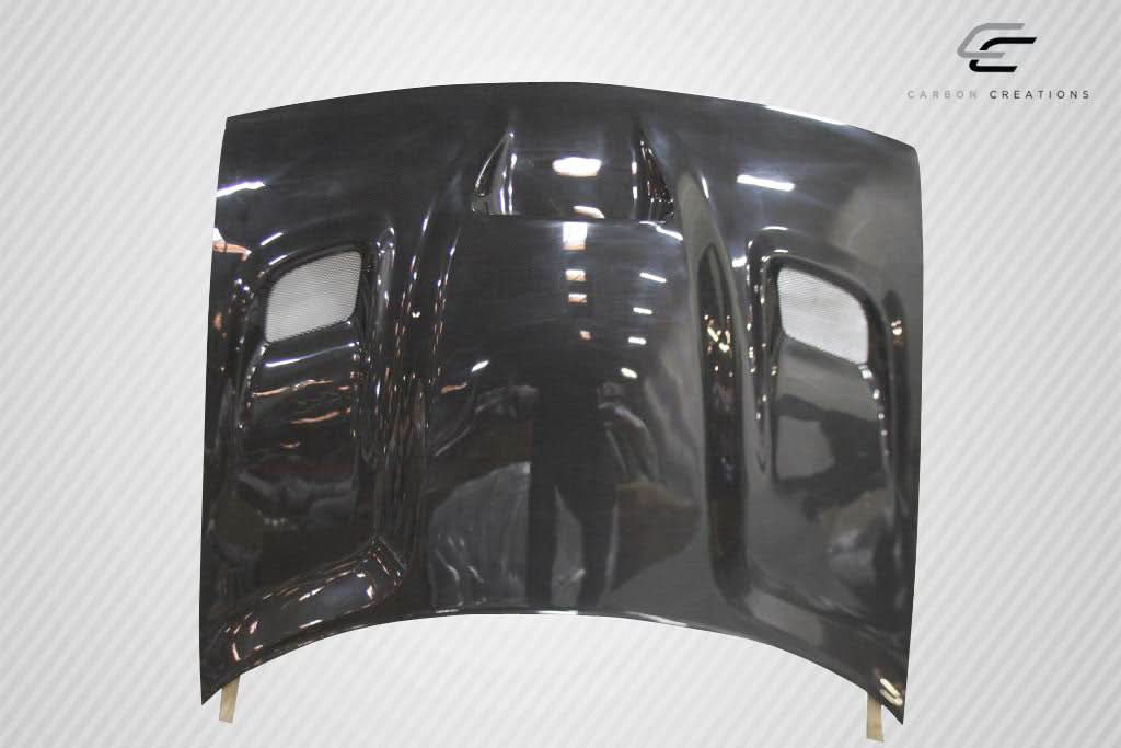 2008-2023 Dodge Challenger Dritech Hellcat Look Hood - Carbon Fiber