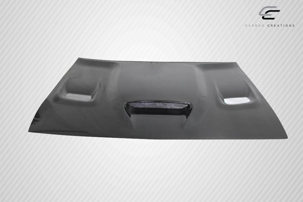 2008-2023 Dodge Challenger Carbon Creations Dritech Hellcat Look Hood - 1 Piece