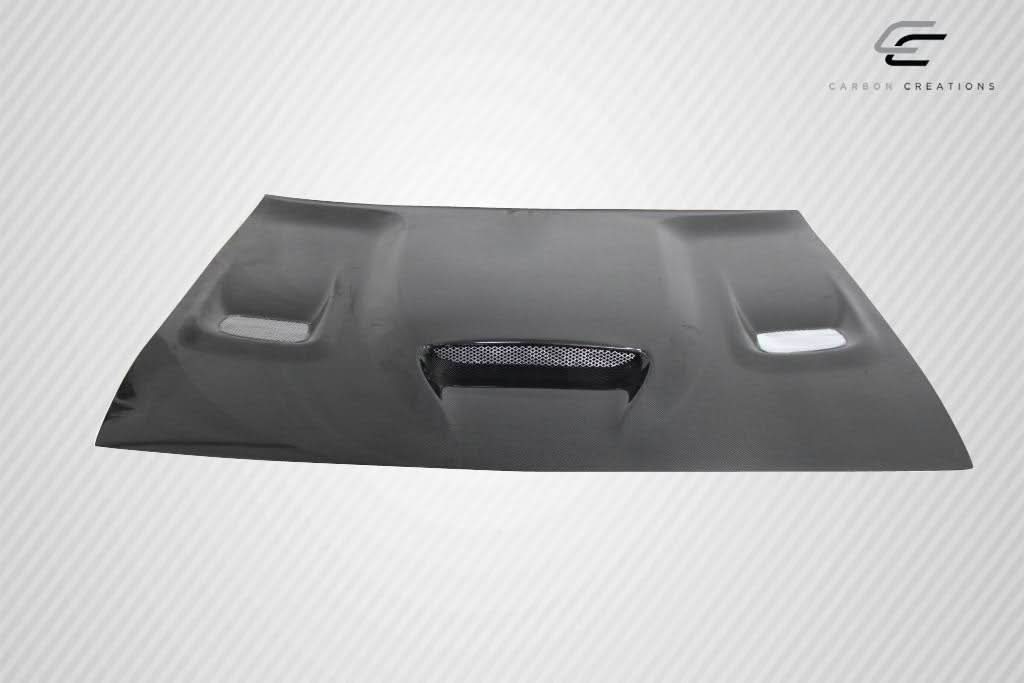 2008-2023 Dodge Challenger Dritech Hellcat Look Hood - Carbon Fiber
