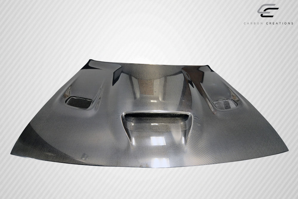 2008-2023 Dodge Challenger Carbon Creations Dritech Hellcat Look Hood - 1 Piece