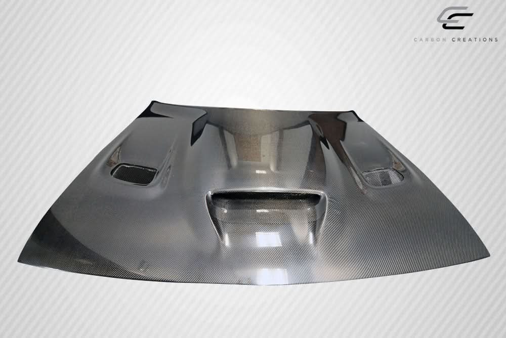 2008-2023 Dodge Challenger Dritech Hellcat Look Hood - Carbon Fiber