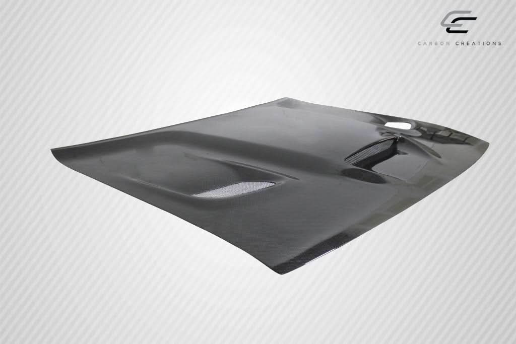 2008-2023 Dodge Challenger Dritech Hellcat Look Hood - Carbon Fiber