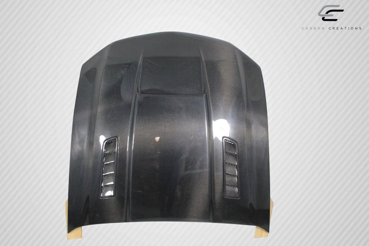 2010-2012 Ford Mustang Dritech CVX Version 3 Style Hood - Carbon Fiber
