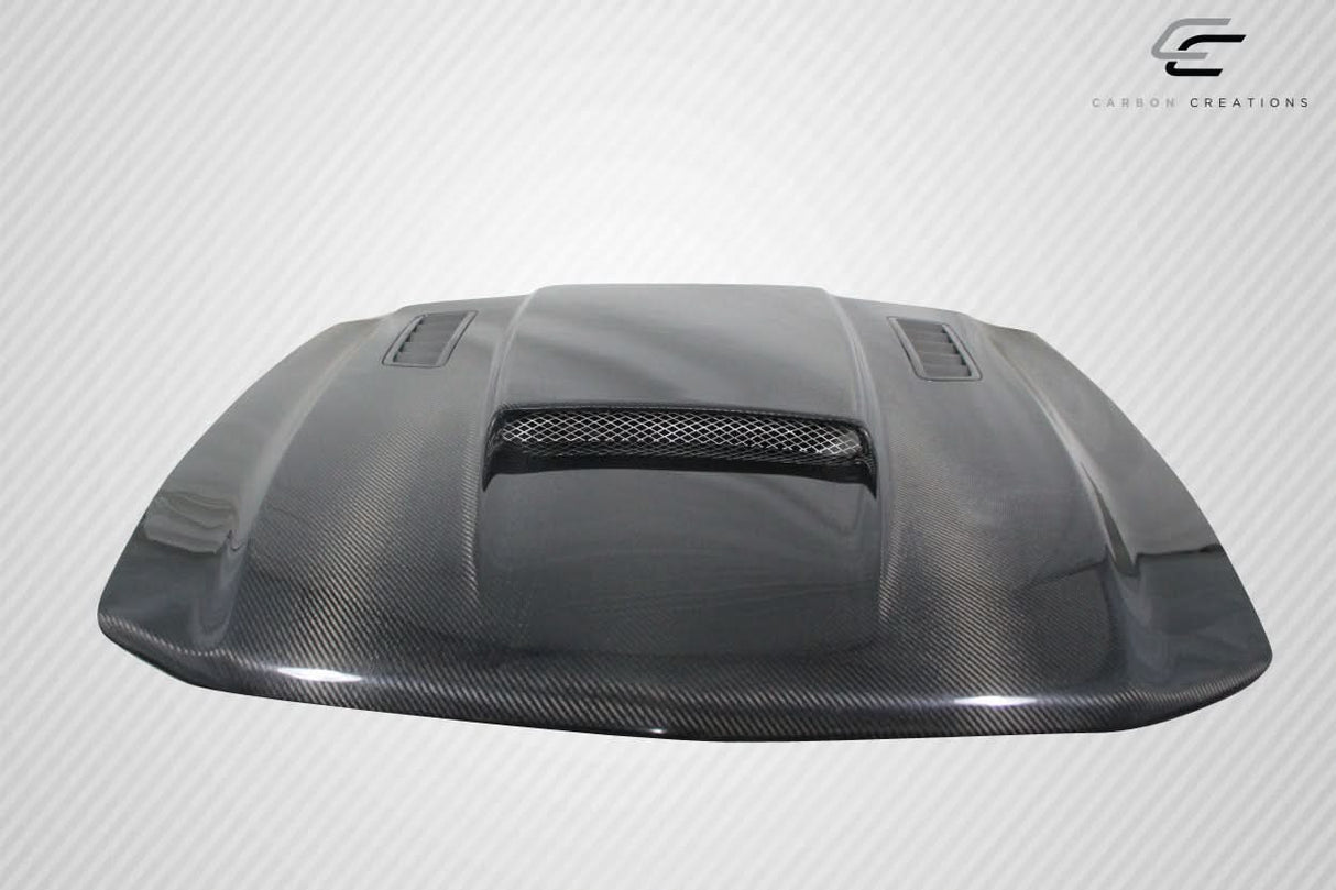 2010-2012 Ford Mustang Dritech CVX Version 3 Style Hood - Carbon Fiber