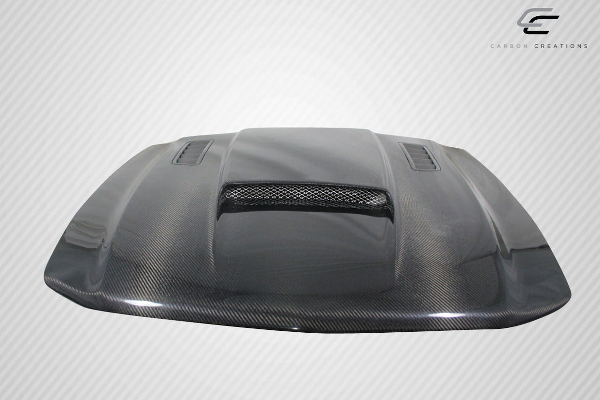 2010-2012 Ford Mustang Carbon Creations Dritech CVX Version 3 Hood - 1 Piece