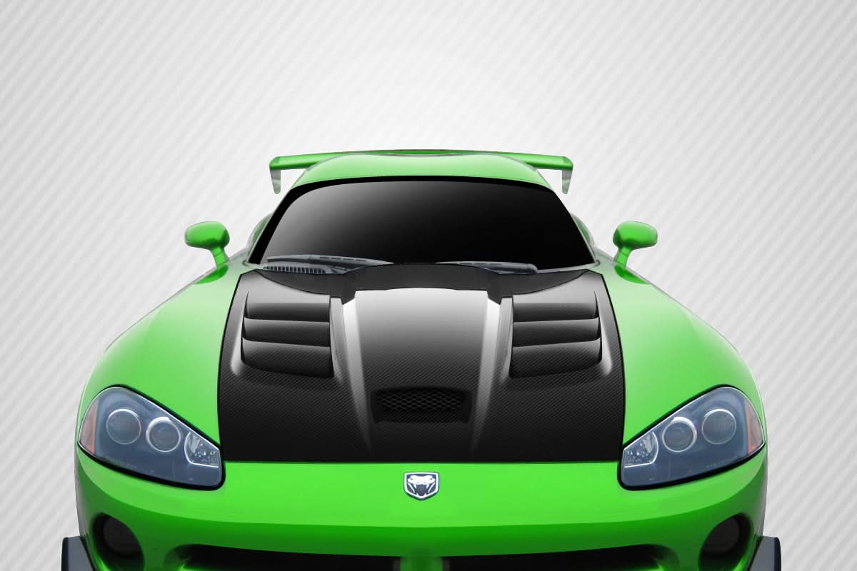 2003-2009 Dodge Viper ACR Look Hood - Carbon Fiber