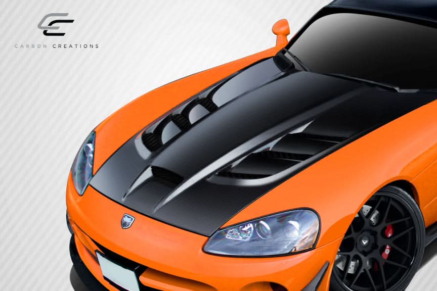 2003-2009 Dodge Viper ACR Look Hood - Carbon Fiber