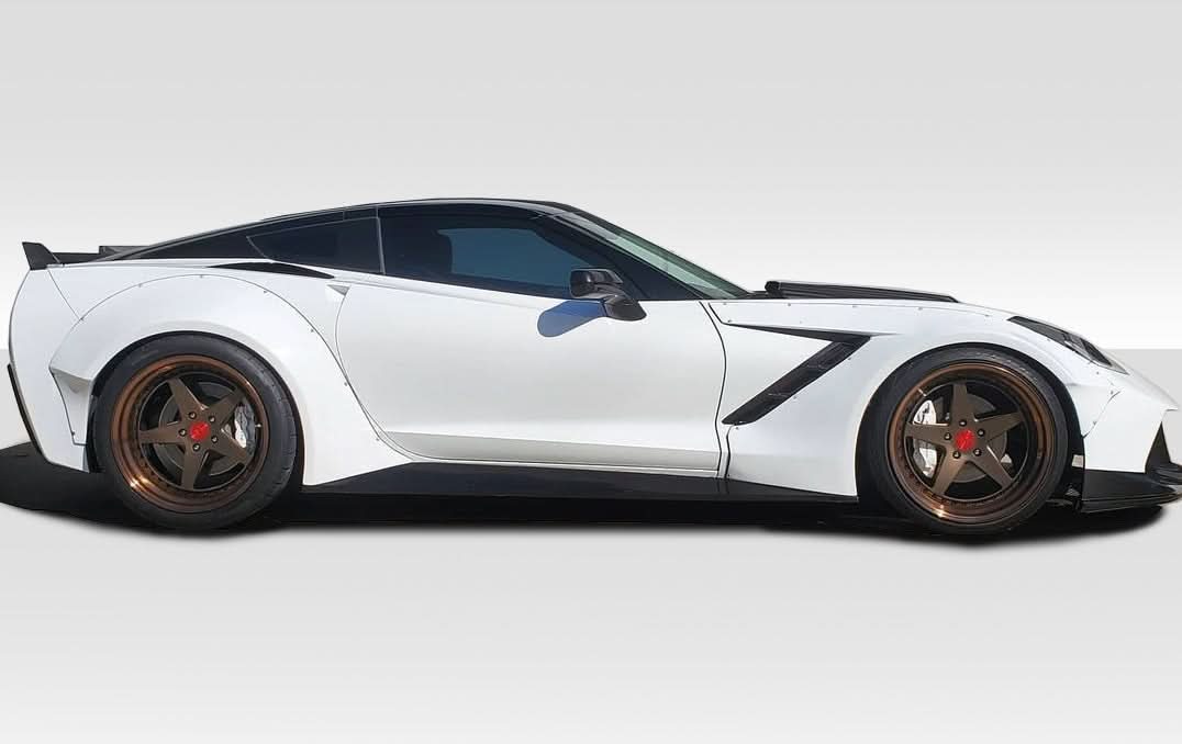 2014-2019 Chevrolet Corvette C7 Gran Veloce Style Wide Body Kit - FRP