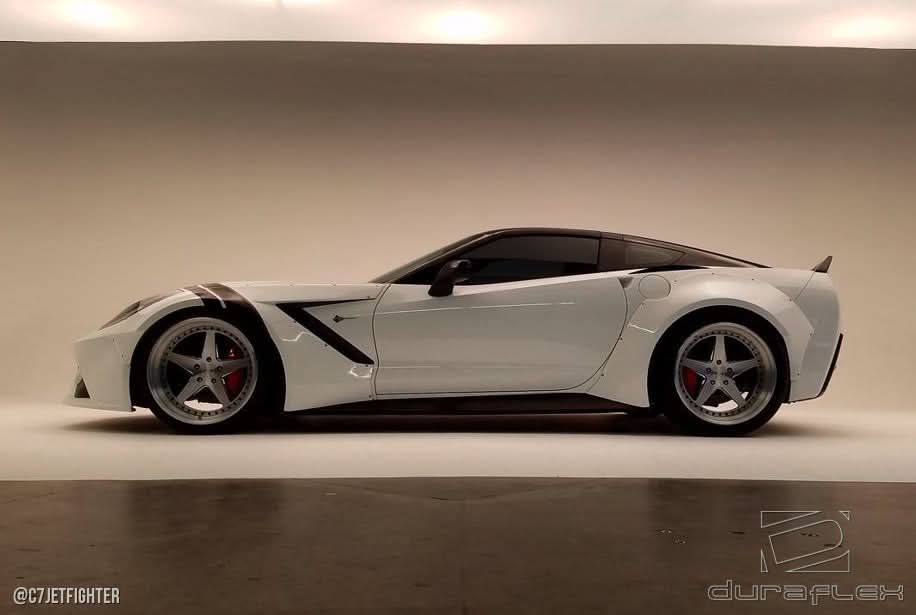 2014-2019 Chevrolet Corvette C7 Gran Veloce Style Wide Body Kit - FRP