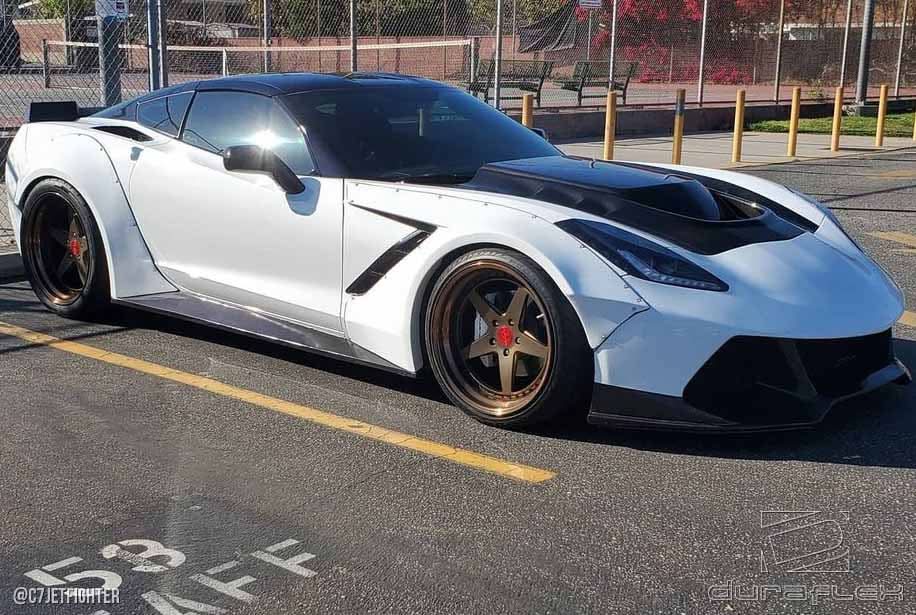 2014-2019 Chevrolet Corvette C7 Gran Veloce Style Wide Body Kit - FRP