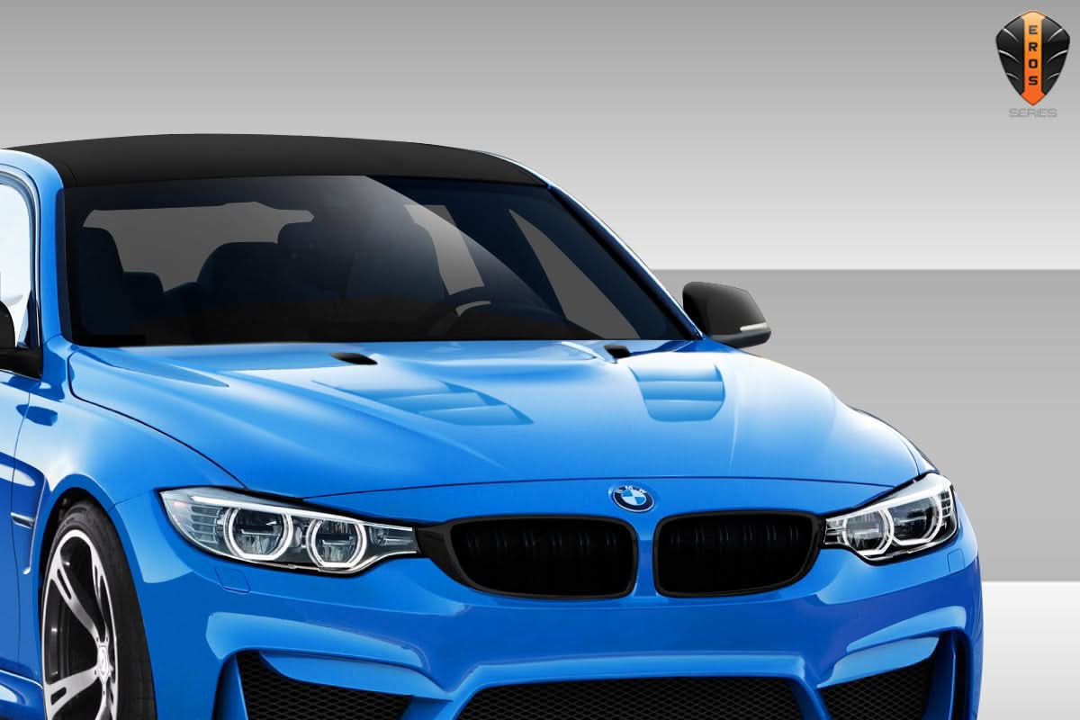 2012-2020 BMW 3/4 Series Eros Version 1 Style Hood - FRP